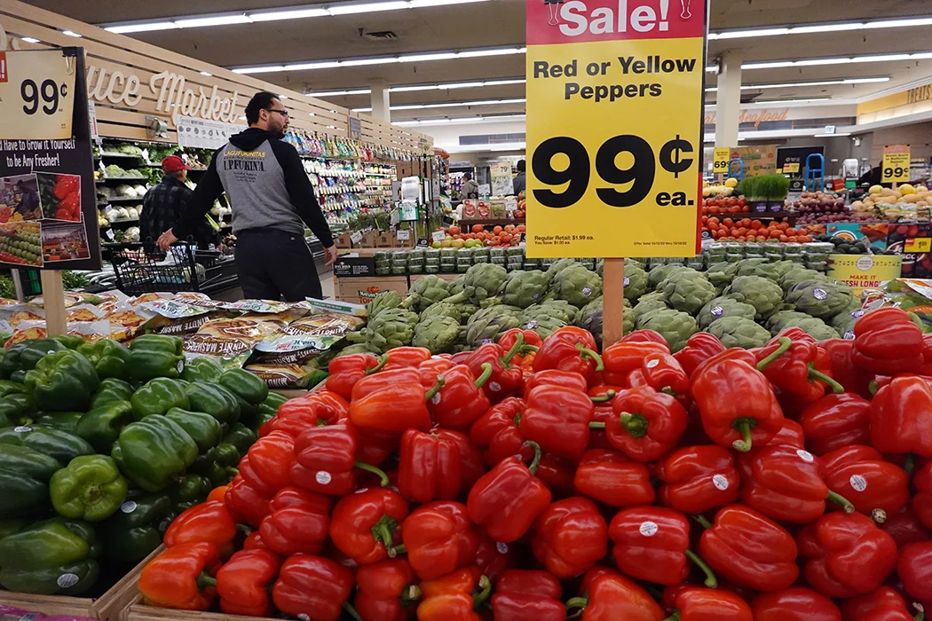 Produce is offered for sale at a grocery store on October 13, 2022 in Chicago, Illinois. Getty